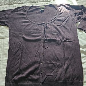 Eddie Bauer Deep Purple Sweater